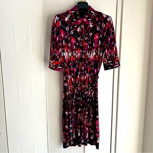 Laundry by Shelli Segal tie waist shirt dress Size 6